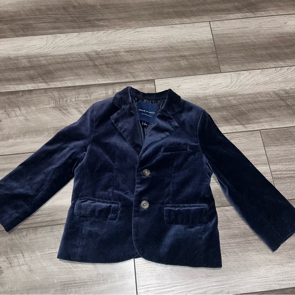 Janie & Jack, The Velvet Party Blazer, Size 3 Years